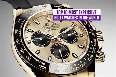 rolex daytona 1000000|17 Most Expensive Rolex Watches: The Ultimate List (Ranking).